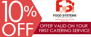 10% off - Offer Valid on Your First Catering Service